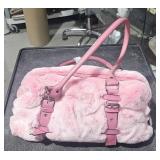 Pink Fuzzy Purse  Fashion Express 13" Long