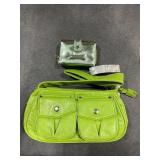 JC Fashion Lime Green Small Shoulder Bag w/