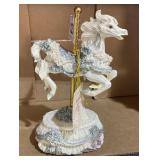 Merry Go Round Horse "Silver Bells" Music Box