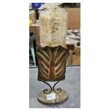 Metal Leaf and Candle