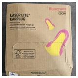 Box Honeywell Laser Lite Earplugs Multi Colored w/