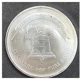 .999 Silver 1 oz Silver Round - Liberty Silver