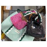 LV & Tommy Hilfiger pink and white Four Purses