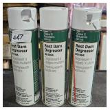 3 Cans Best Darn Degreaser BD1064