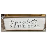 Life is Better on a Boat FRAME