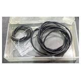 Plastic Storage Box w/ Replacement Cables