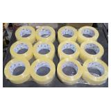 2 Lots 6 Rolls of clear packing Tape