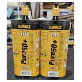 2 DeWalt Pure50 2 component epoxy injection