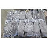 3 lots of 4 industrial nylon protective gloves