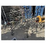 MetAl horseshoe bench porch chair