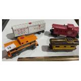 4 Vintage model trains