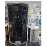2 garbage cans