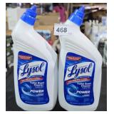 2 Lysol toilet bowl cleaner