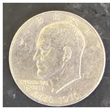 1976 P Eisenhower Dollar w/ Bell & Moon Back