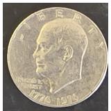 1976 P Eisenhower Dollar w/ Bell & Moon Back
