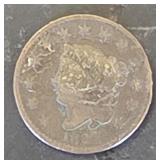 1827 One Cent Large Coin