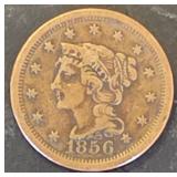 1856 One Cent Large Coin