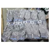 3 lots of 4 prs industrial nylon protective gloves