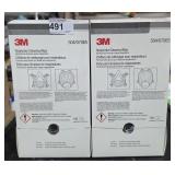(2) 3M respirator cleaning wipes