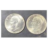 2Lots 1ea 1776ï¿½1976 Bicentennial Eisenhower