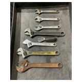 8 adjustable wrenches