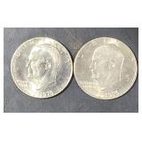 2Lots 1ea 1776ï¿½1976 Bicentennial Eisenhower