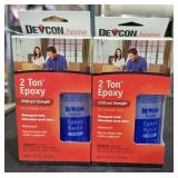 2 lots 2 bxs Devcon 2 ton epoxy