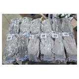 3 lots of 4 industrial nylon protective gloves
