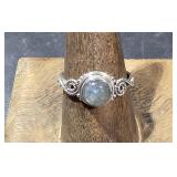 Sterling Ring w/ Stone sz 7