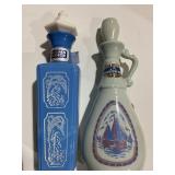 2 liquor Decanter Bottles