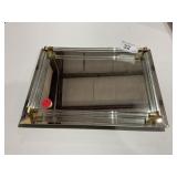 Vintage mid-century modern  vanity mirror tray