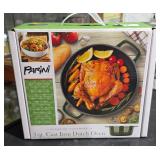 3 Qt Cast Iron Dutch Oven Enameled Cookware
