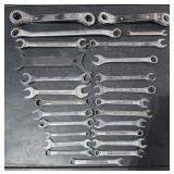 Bag of Misc Brand and Sizes Combination Wrenches