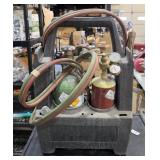 Welding Holder w/ Bottles & Torch