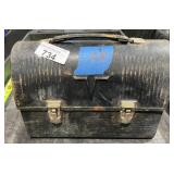 Old lunch box with thermos  #43