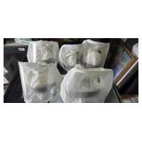 (5) large protective hoods and head covers