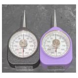 2 precision dial dynamometer tension force gauges