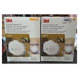 (2) 3M particulate respirator P95