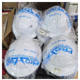 4 protective hard hats