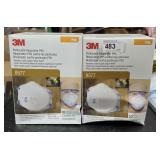(2) 3M particulate respirator P95