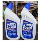 2 Lysol toilet bowl cleaner