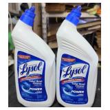 2 Lysol toilet bowl cleaner
