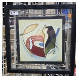 Framed Abstract Picture 15 3/8" x 15 3/8"