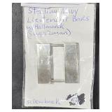 Sterling Navy Lieutenant Bars w/ Hallmark