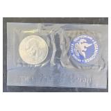 1971 Eisenhower Uncirculated Silver Dollar 40%