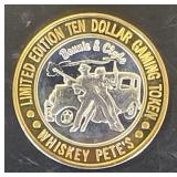 $10 Silver Strike Gaming Token Whiskey Pete