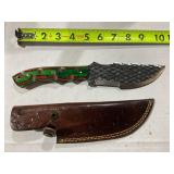 Handmade wooden Knife W/ sheath