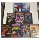 9 DVDS