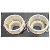 2 industrial aluminum camlock female coupler
