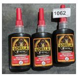 3 Gorilla high strength red thread locker